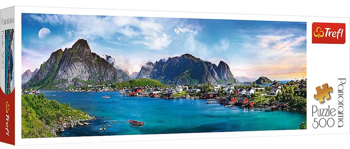 Trefl Puzzles - 500 Panorama - Lofoten Archipelago, Norway