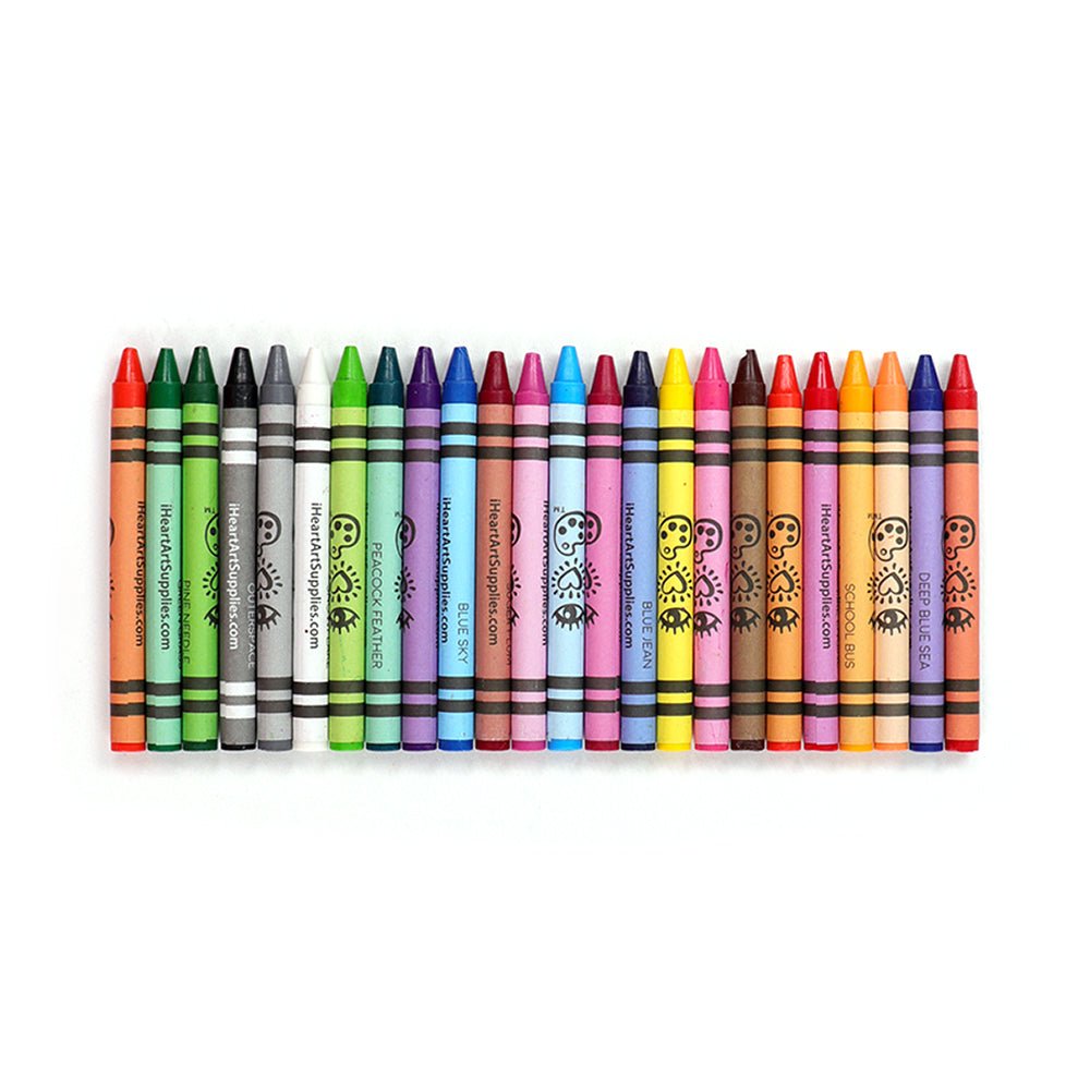 Bright Stripes iHeartArt 24 Bright Crayons - Image 3
