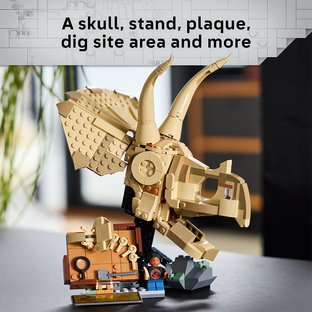 LEGO® Jurassic World Dinosaur Fossils: Triceratops Skull - Image 2