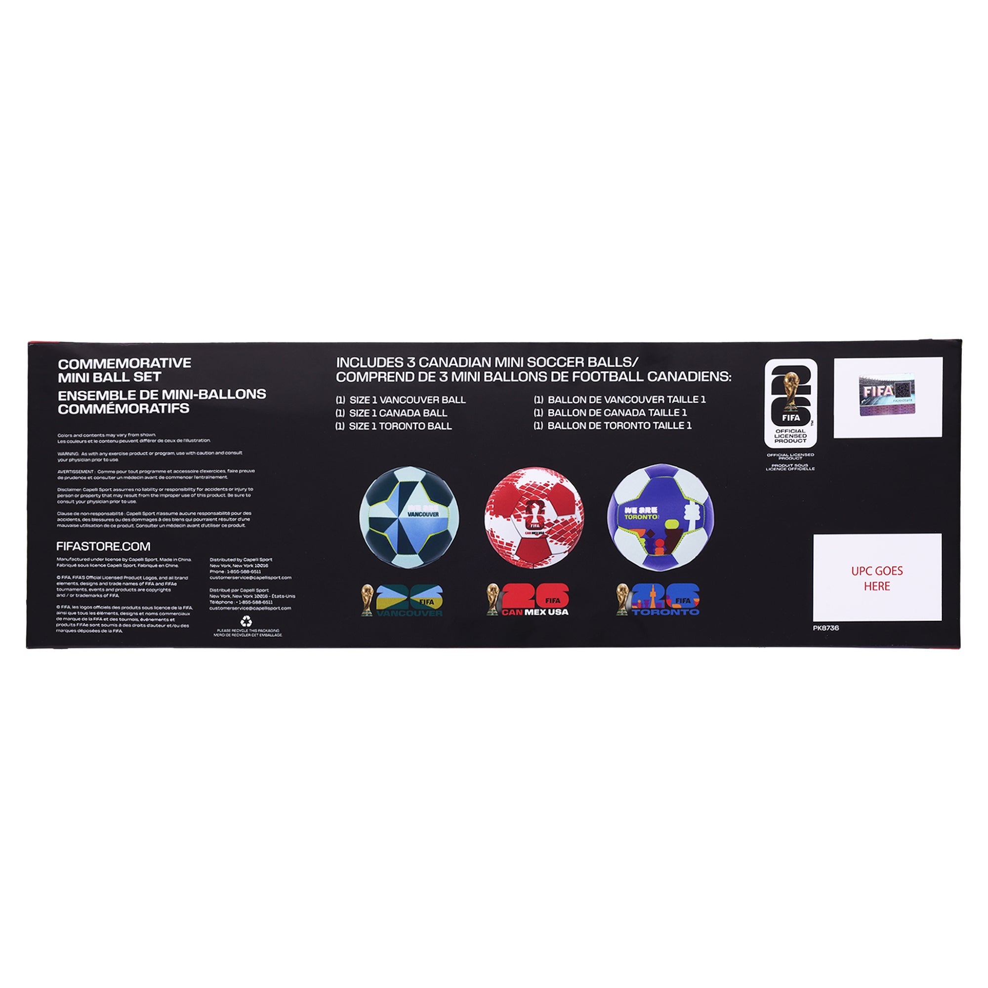 FIFA World Cup 26 Commemorative Mini Ball Set - 3PC - Image 5