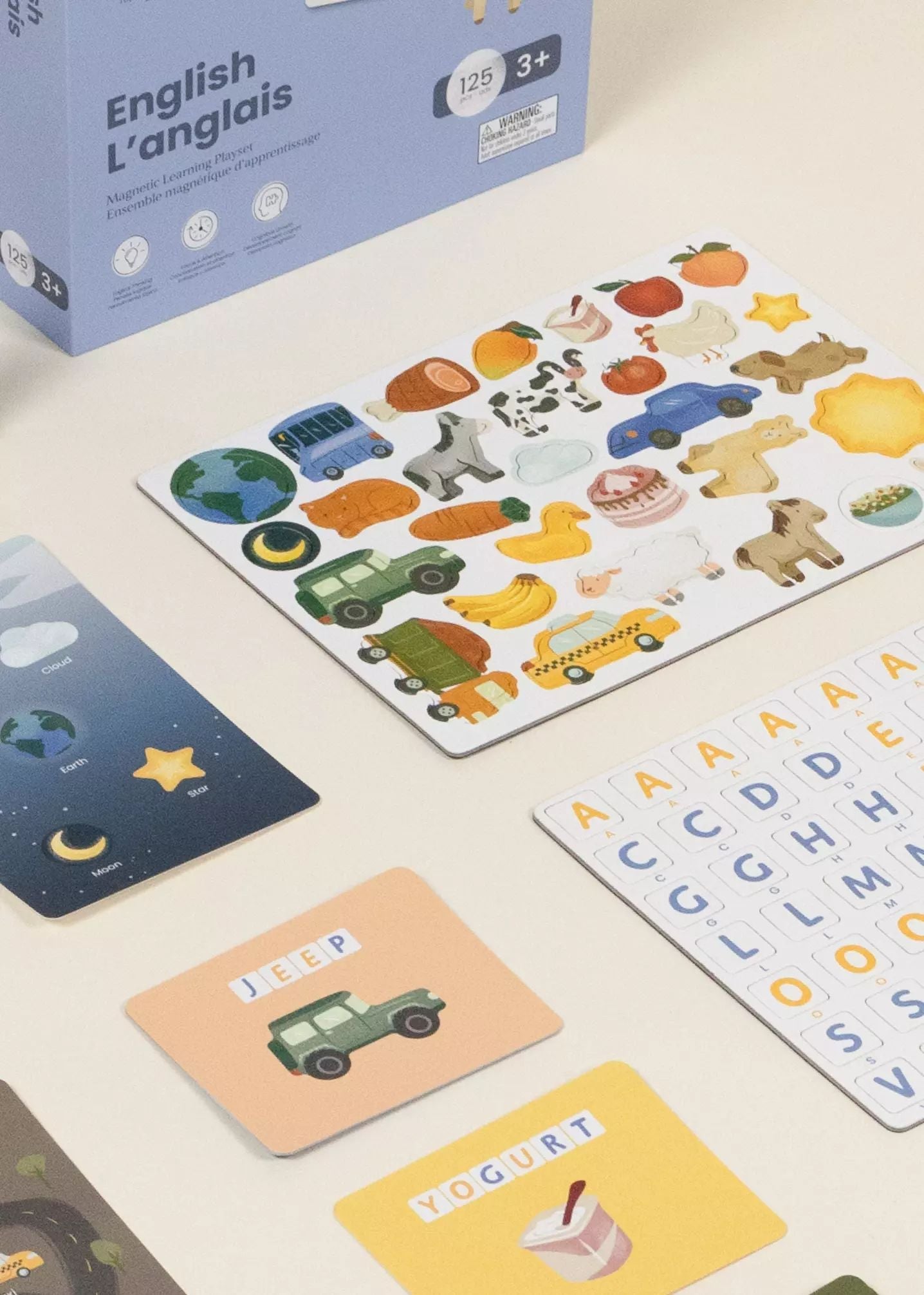 Coco Village Magnetic English Learning Playset - Image 2