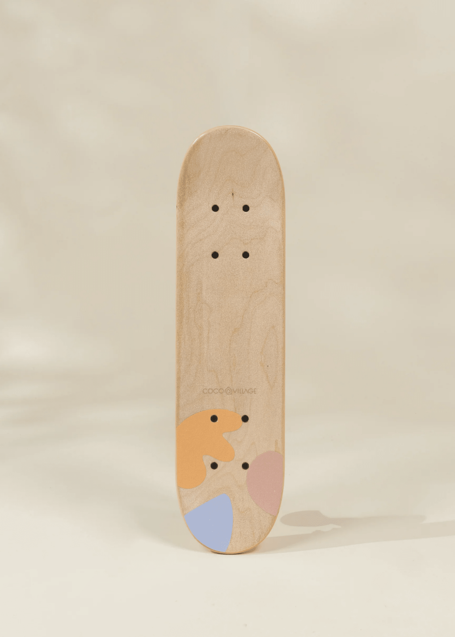 Coco Village Kids’ Wooden Classic Skateboard – Groovy - Image 2