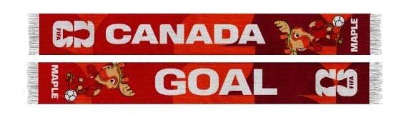 2026 FIFA World Cup Licensed Canada Mascot Scarf