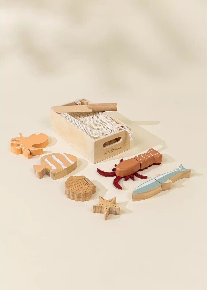 Coco Village Wooden Seafood Playset - Image 4