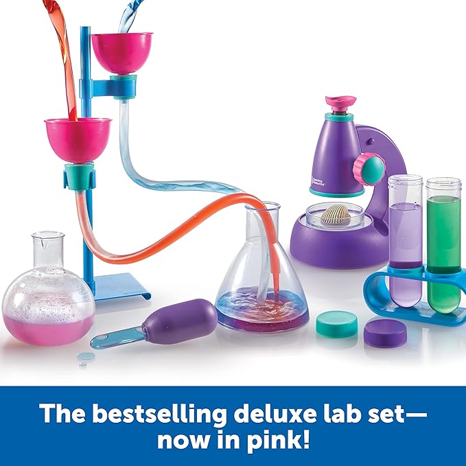 Learning Resources Primary Science® Deluxe Lab Set - Pink - Image 2