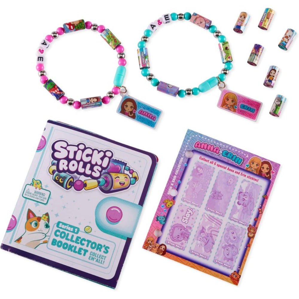 Sticki Rolls Anna & Erin Friendship Bracelets 2 Pack - Image 2