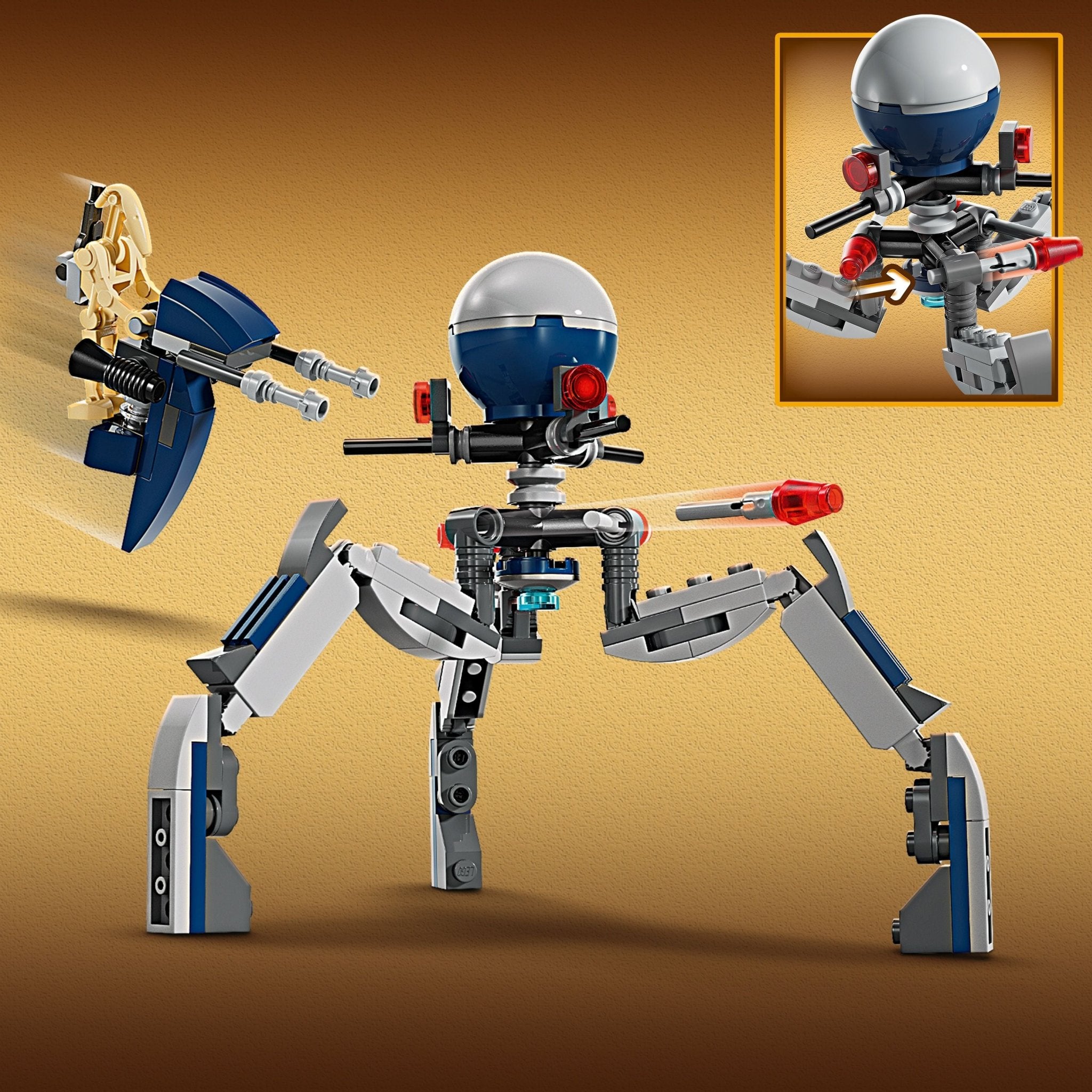 LEGO® Star WarsTM Clone TrooperTM & Battle DroidTM Battle Pack 75372 - Image 3