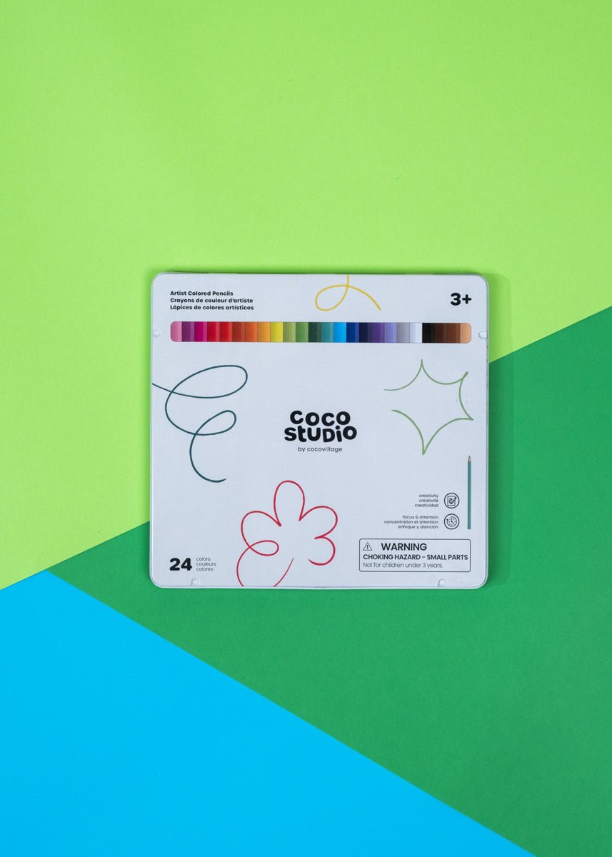 Coco Village Set of 24 Artist Colored Sticks