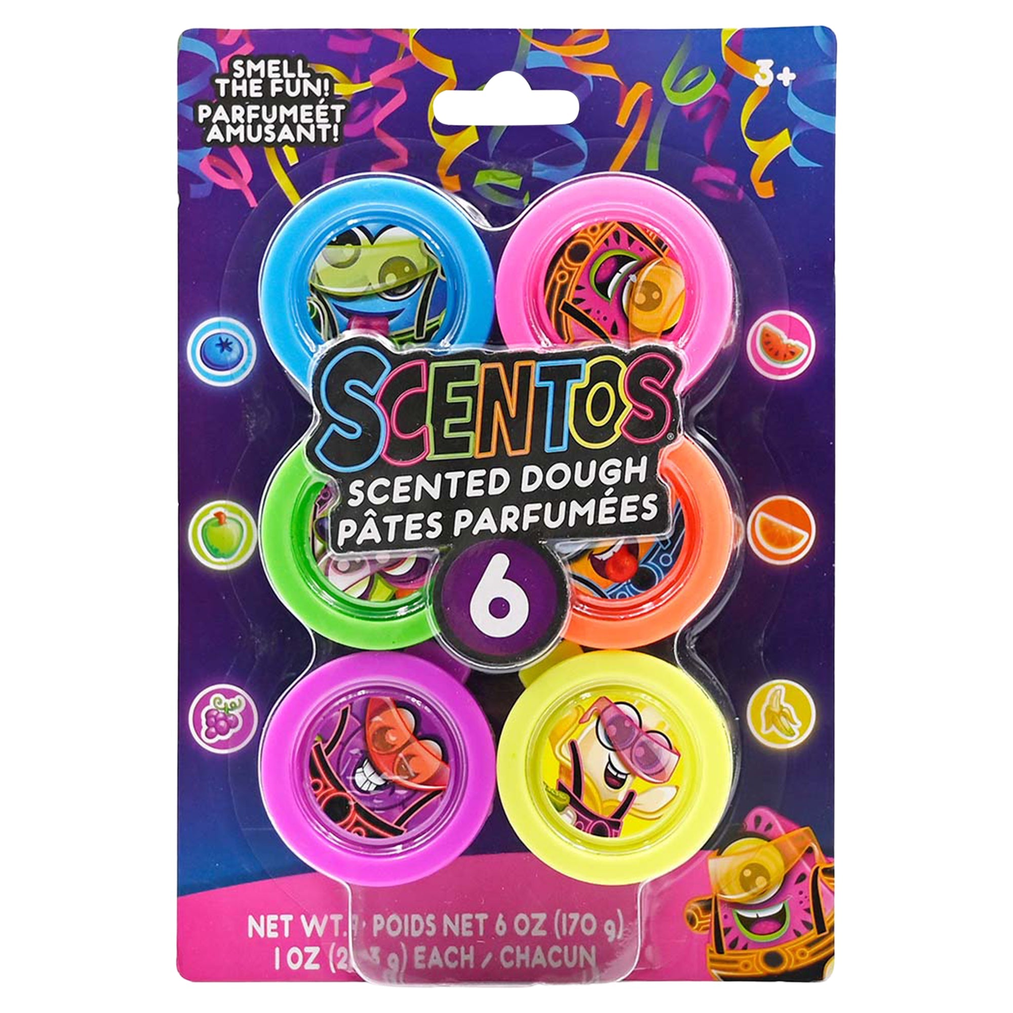 Scentos - Scented Neon Party Pack - Dough