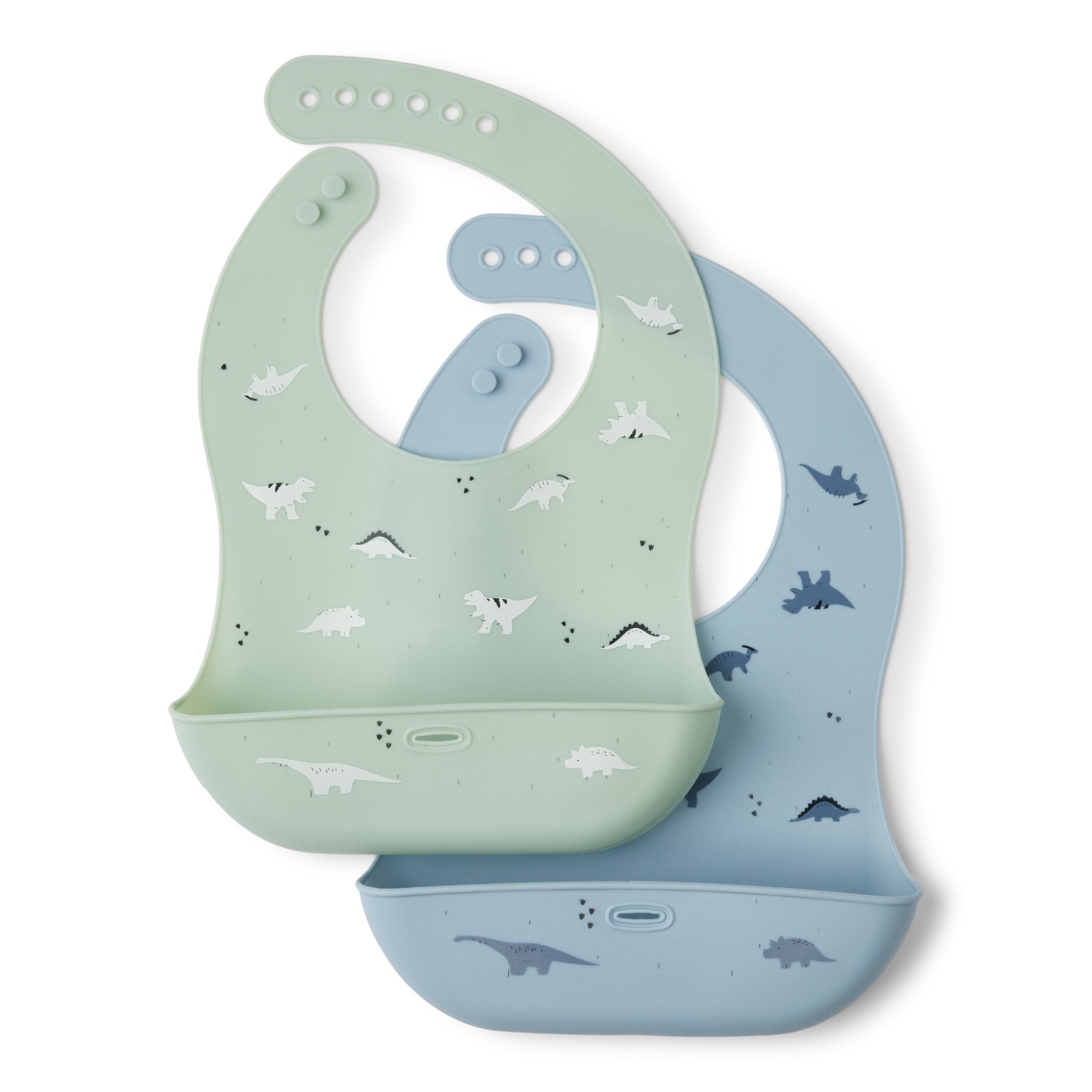 Rise Little Earthling 2-pack Silicone Bib - Lamb / OS