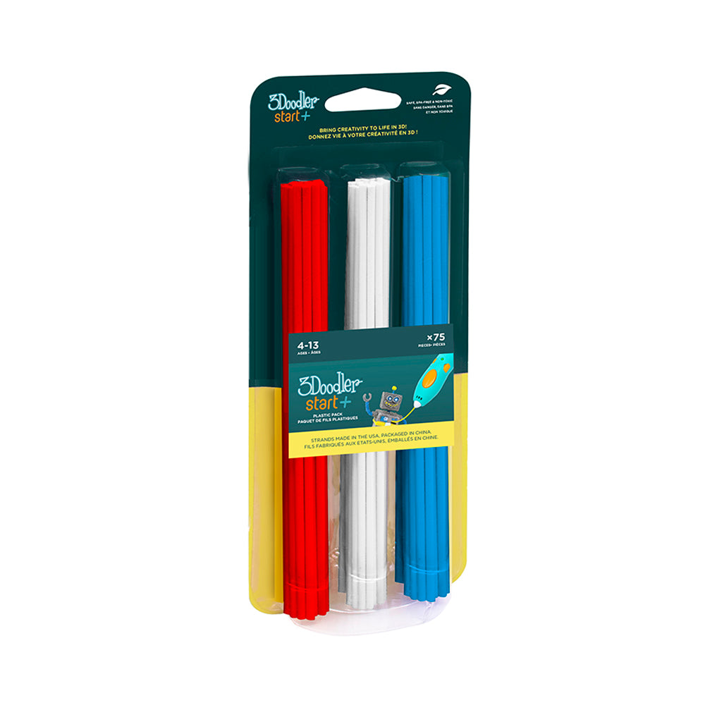3Doodler Red/White/Blue Mixed Pack 75pcs - Image 2