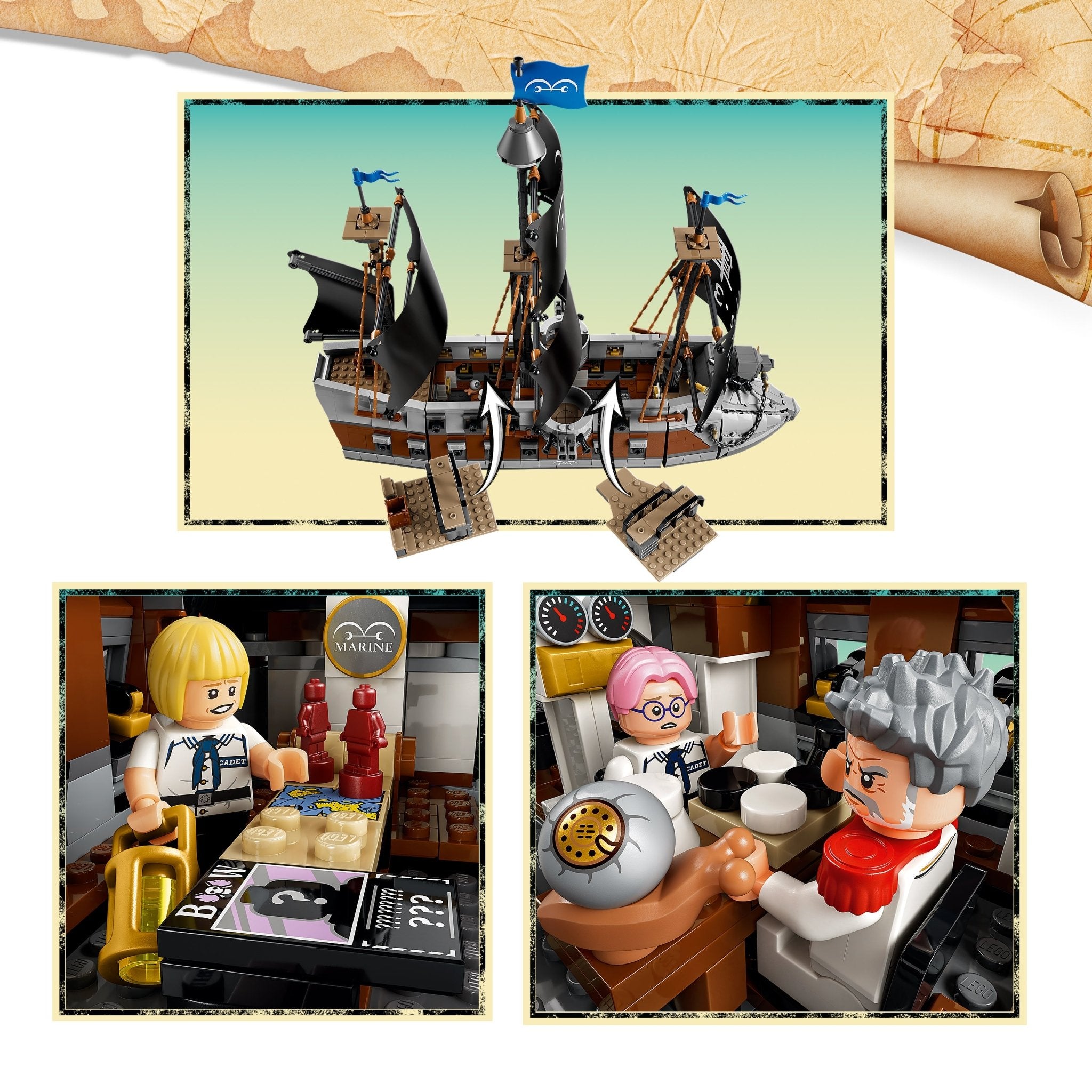 LEGO® ONE PIECE Garp's Marine Battleship 75646 - Image 3