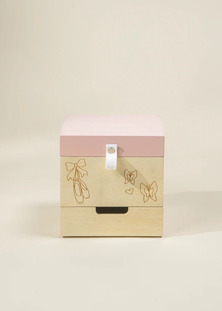Coco Village Wooden Musical Souvenir Box - Ballerina - Image 2