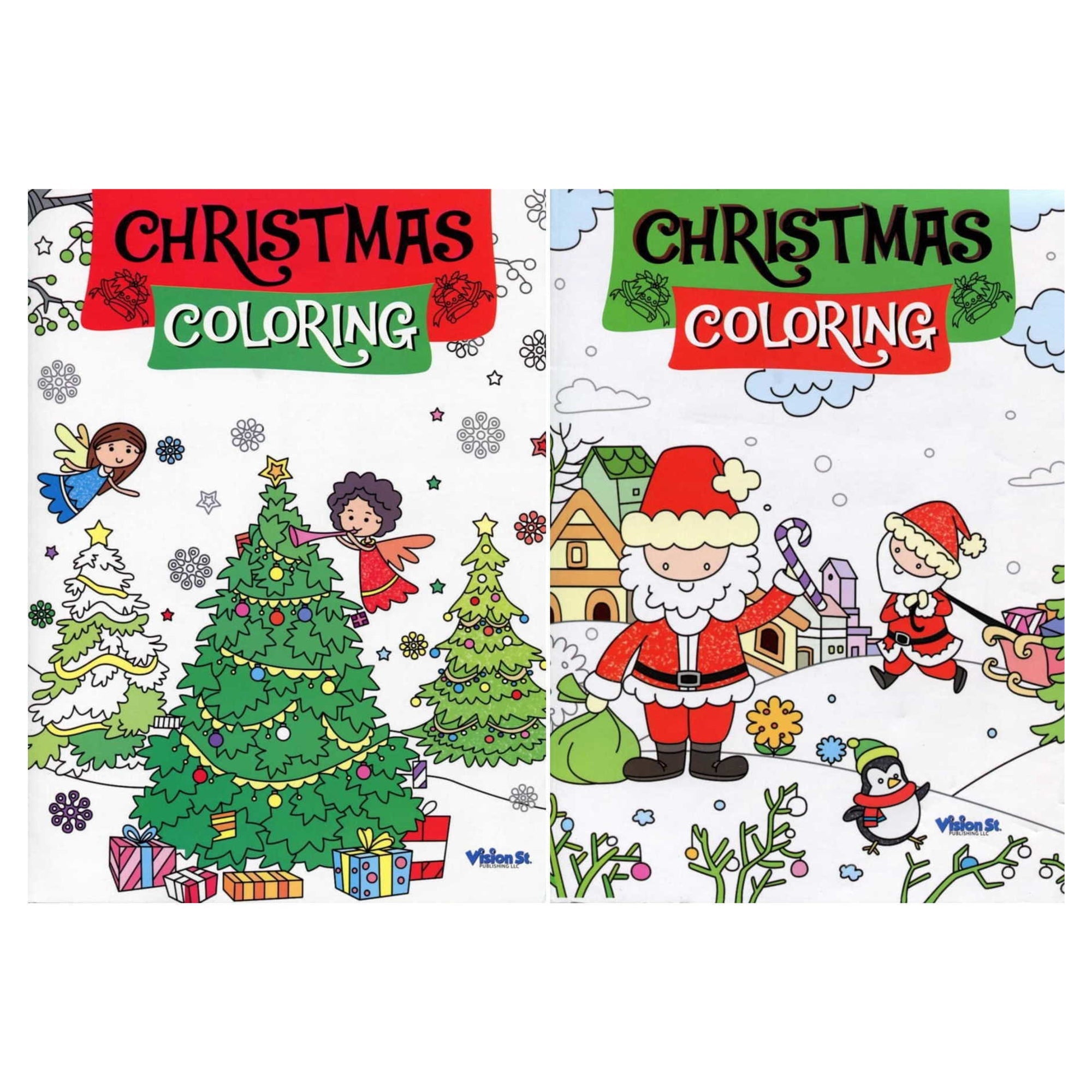 Christmas Colouring Book 80-page Vision St - Image 3