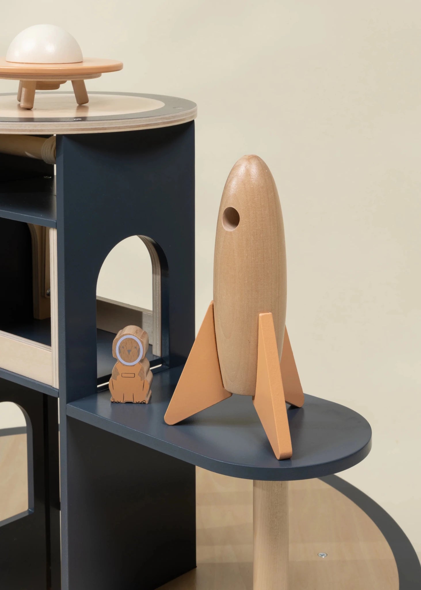 Coco Village Oversized Wooden Space Station Playset - Image 4