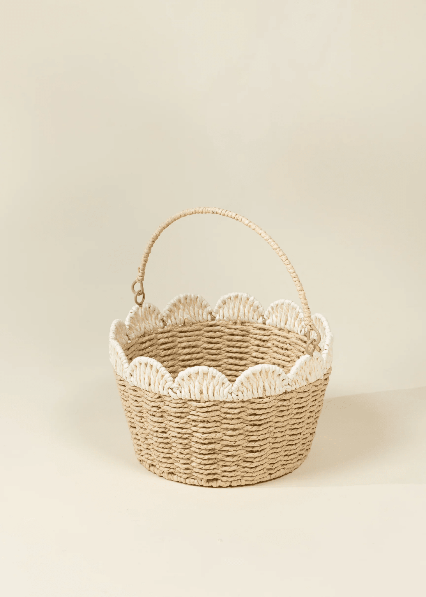 Coco Village Scallop Edge Basket – Medium - Image 2