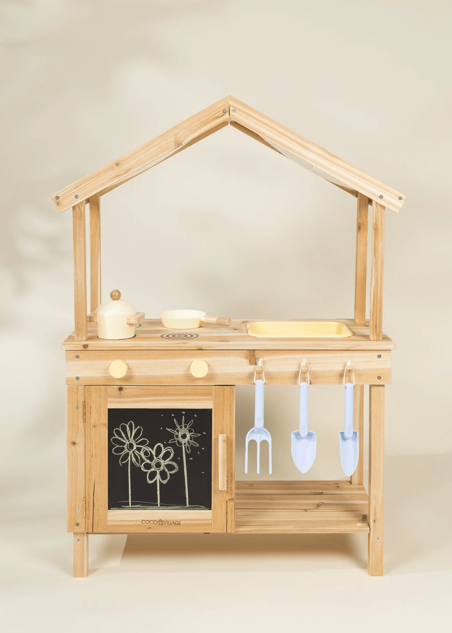 Coco Village Wooden Outdoor Play Kitchen - Image 2