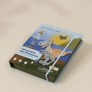 Coco Village Interactive & Magnetic Encyclopedia–Dinosaur Discovery (French Version)
