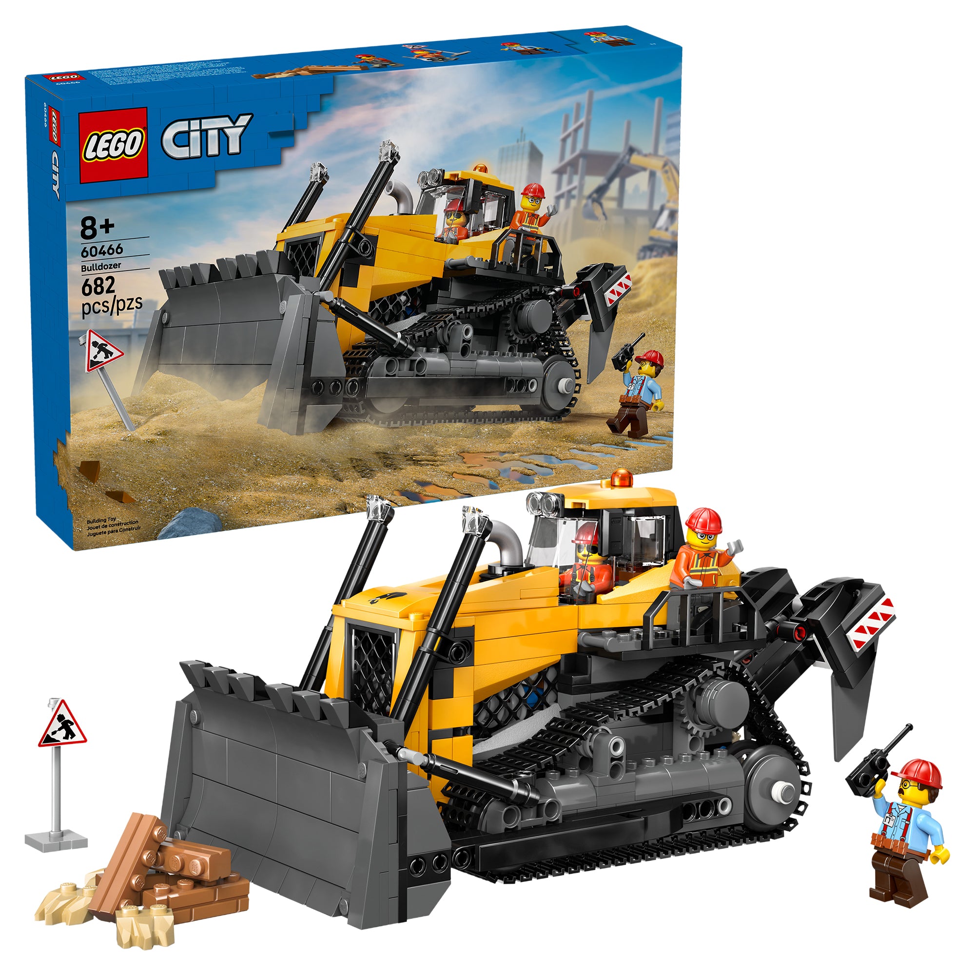LEGO® City Yellow Bulldozer 60466 - Image 5