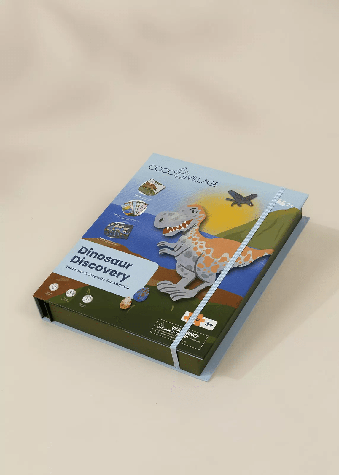 Coco Village Interactive & Magnetic Encyclopedia – Dinosaur Discovery (English Version)