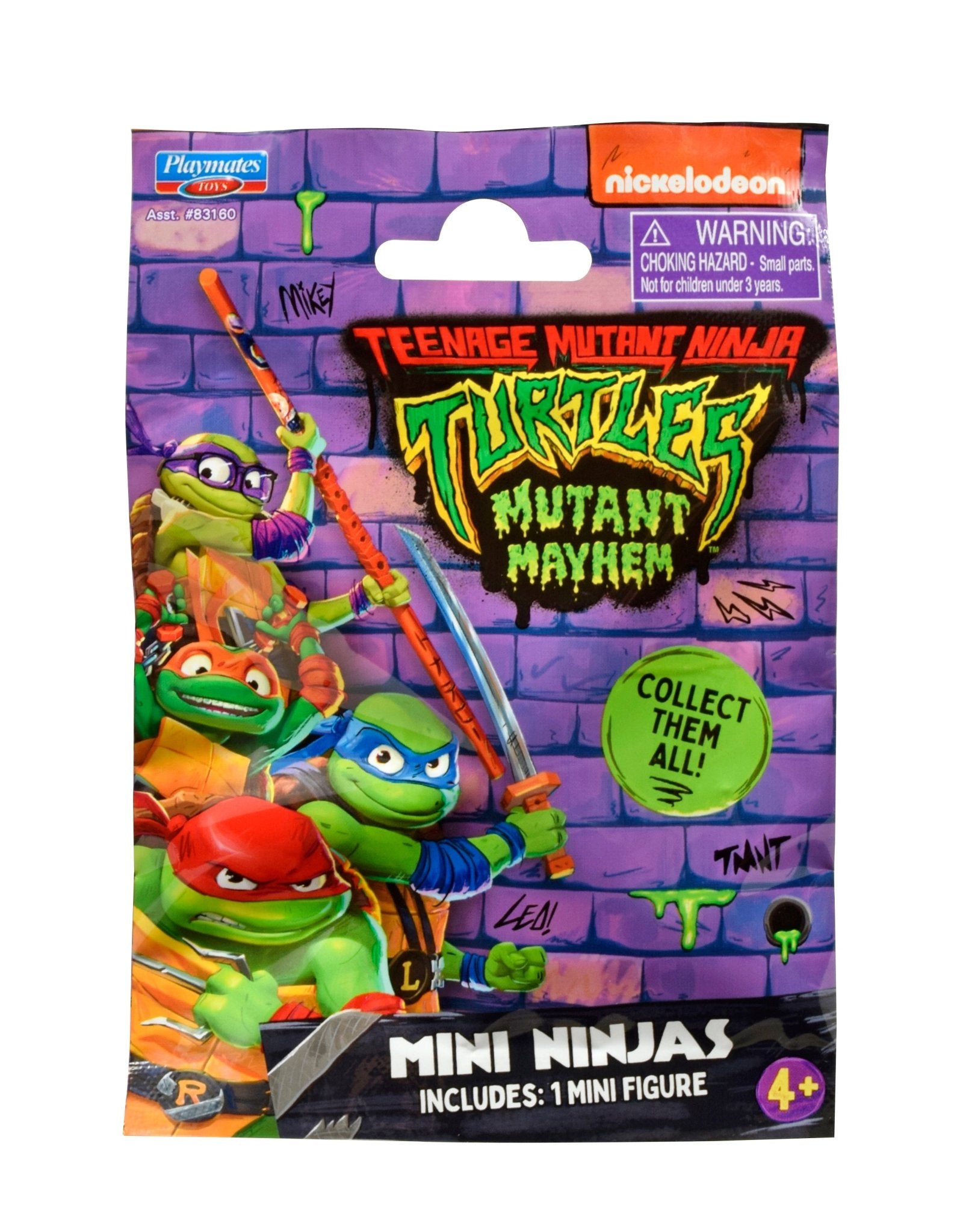 Teenage Mutant Ninja Turtles Movie Mini Figure Assorted In CDU (Blind Bag)