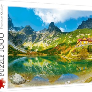 Trefl Red 1000-piece Puzzle Shelter over the Green Pond, Tatras, Slovakia