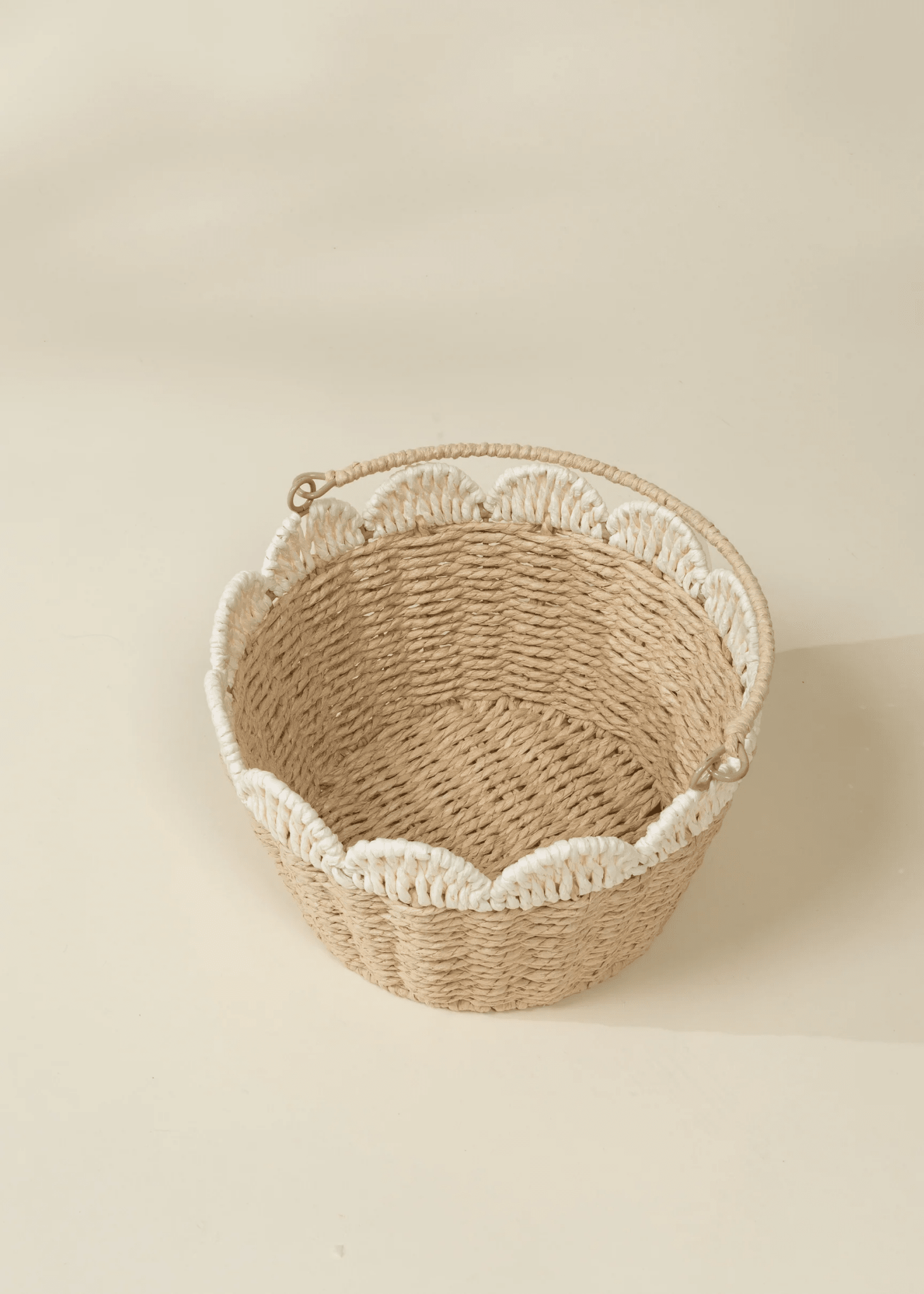 Coco Village Scallop Edge Basket – Medium - Image 3