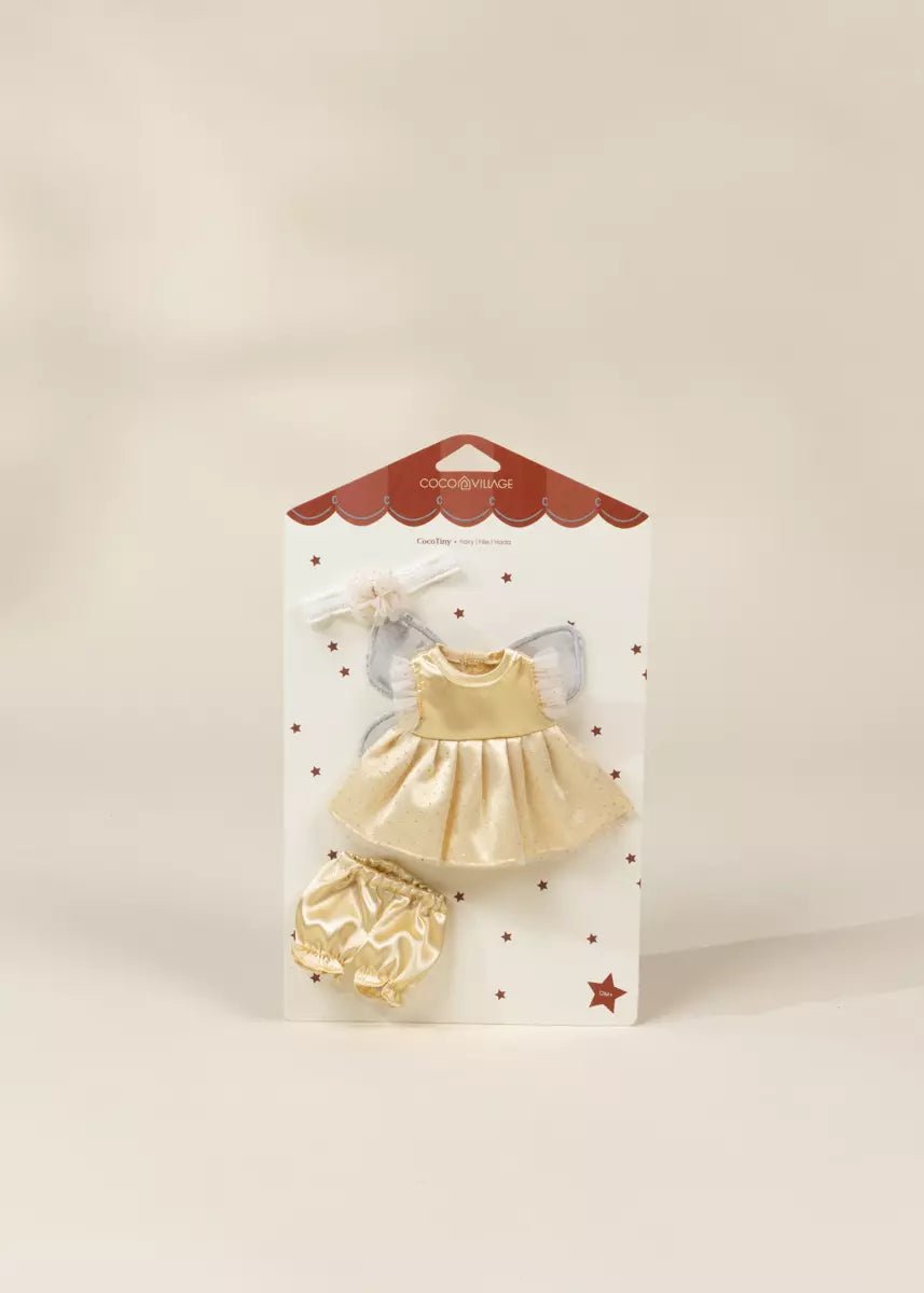 Coco Village Coco Tiny 10" Baby Play Doll Clothing Set – Fairy - Image 4