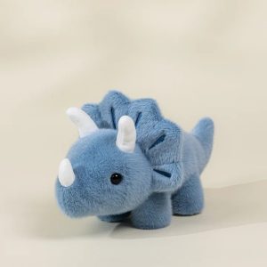 Coco Village Dino Plush Toy Blue Triceratop