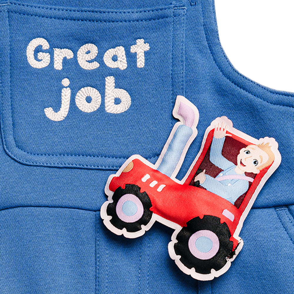 Ms.Rachel Knit Overall MRF24RP01 - Blue / 18-24m - Image 9