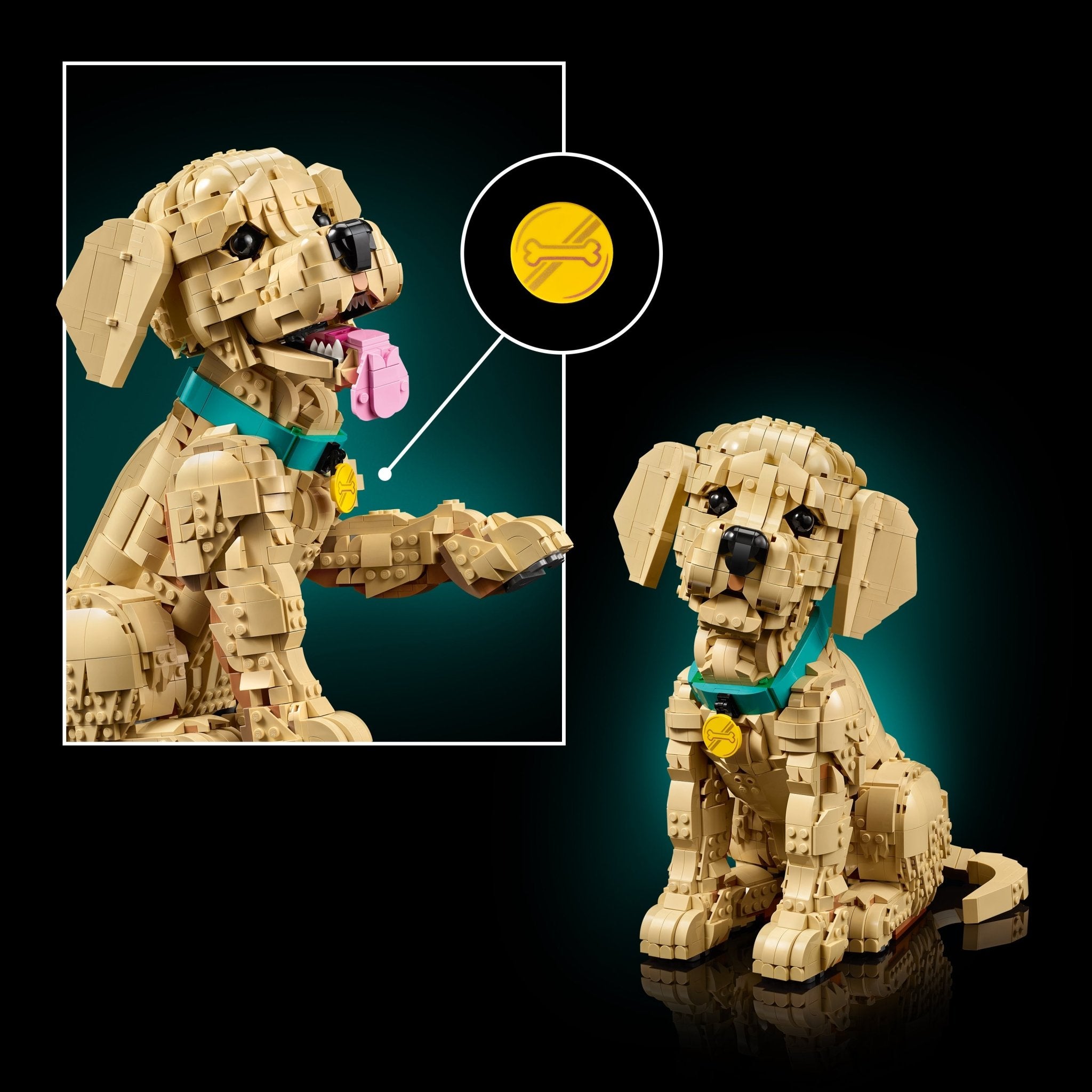 LEGO® Icons Golden Retriever Puppy - Building Set 11384 - Image 6