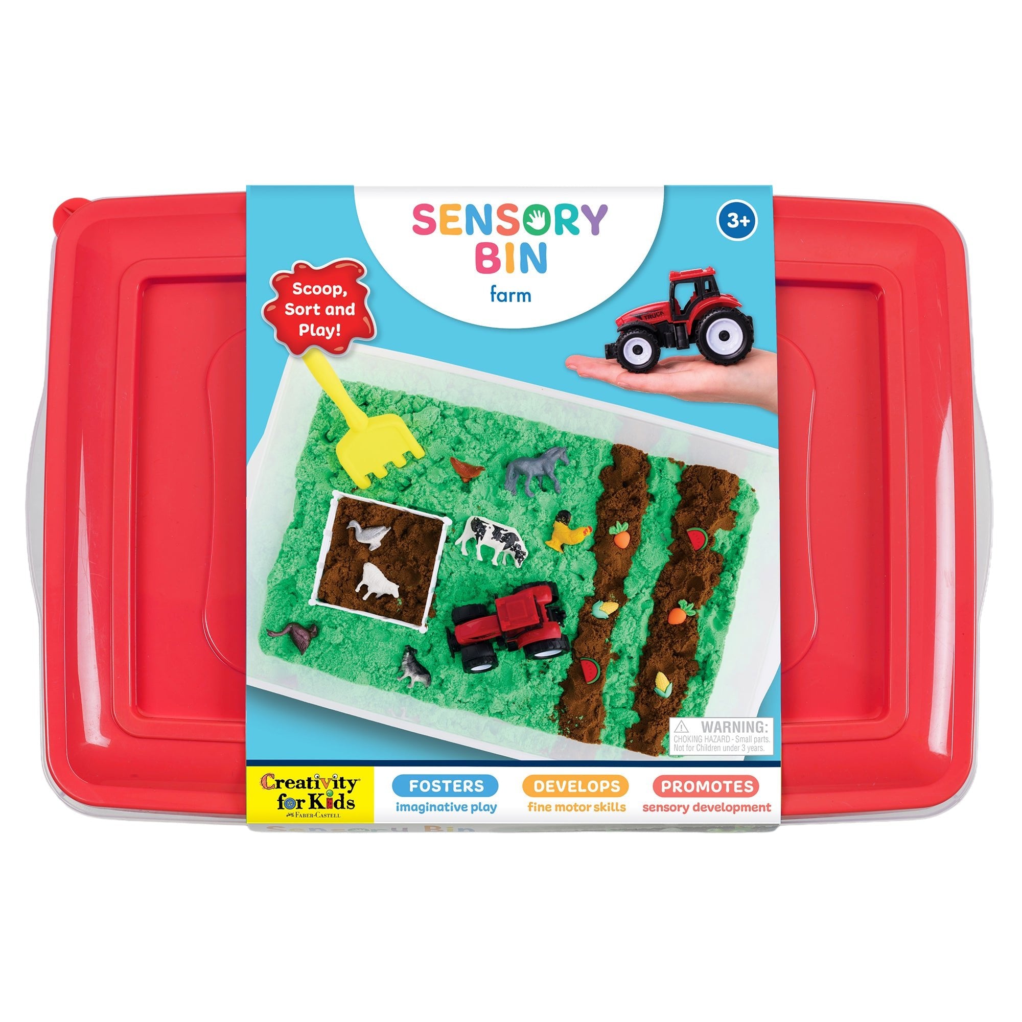 Creativity for Kids Sensory Bin Farm