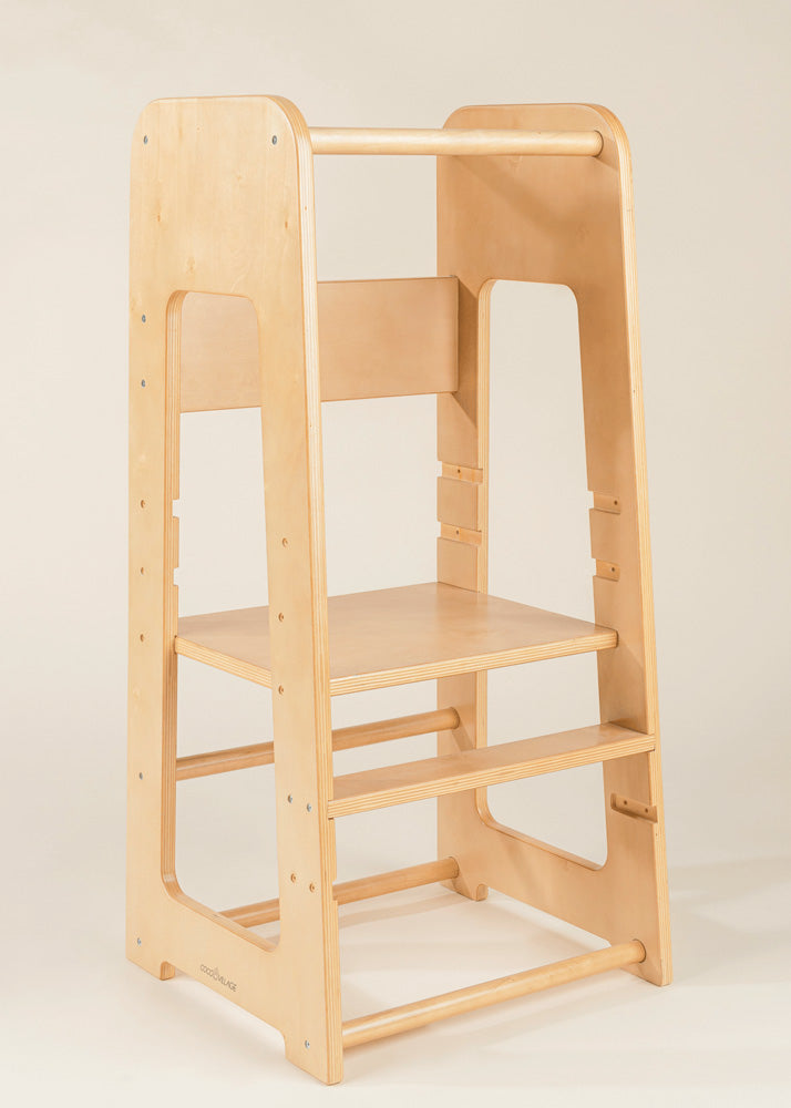 Coco Village Educational Tower - Natural Wood - Image 26