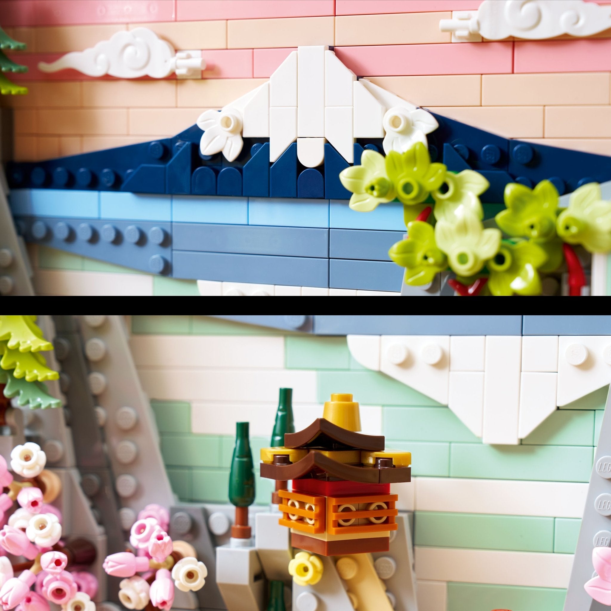 LEGO® Art LEGO® Japanese Cherry Blossom Landscape 31218 - Image 4