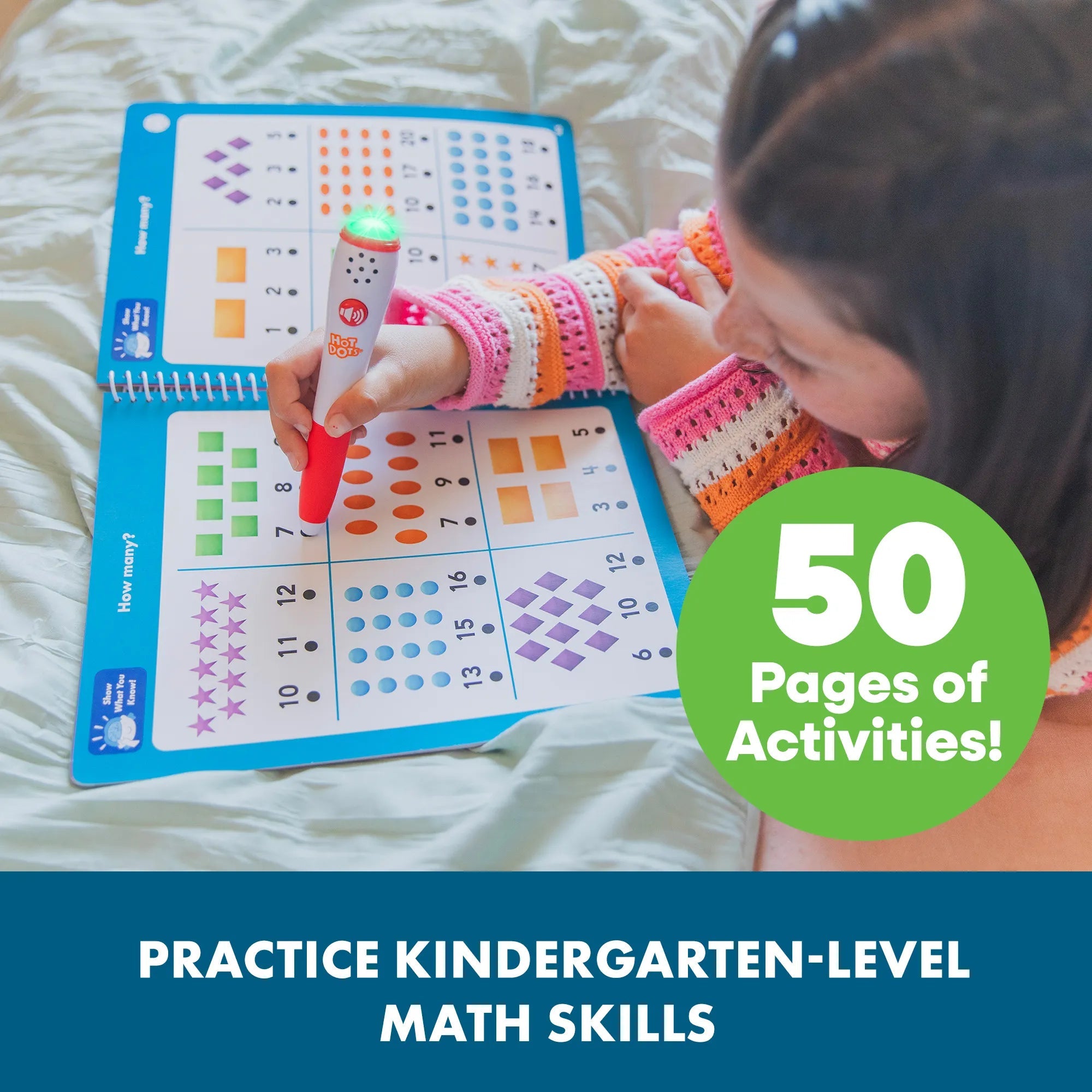Learning Resources Hot Dots® Let's Learn Kindergarten Math - Image 3