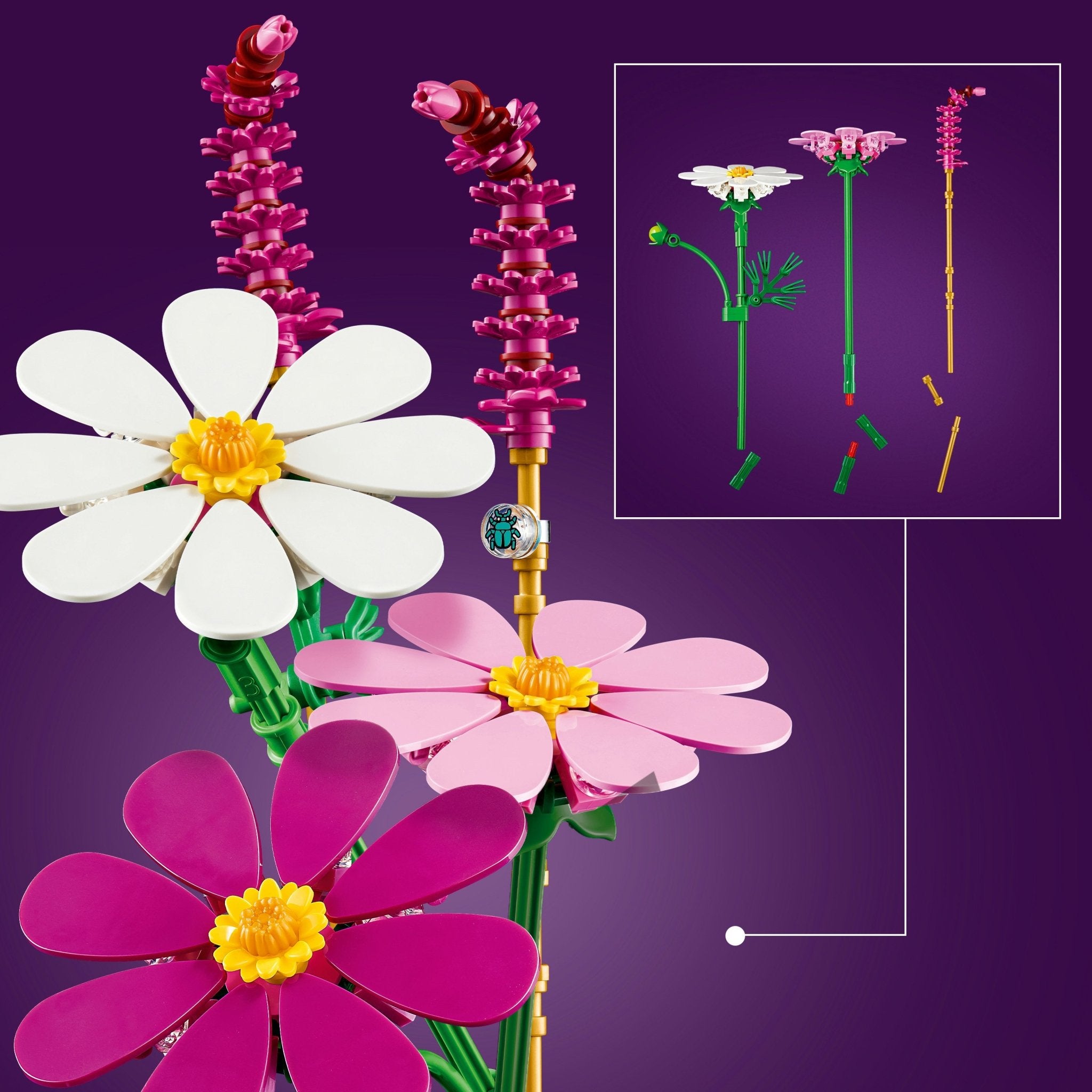 LEGO® Botanicals Cosmos Flowers 11514 - Image 3