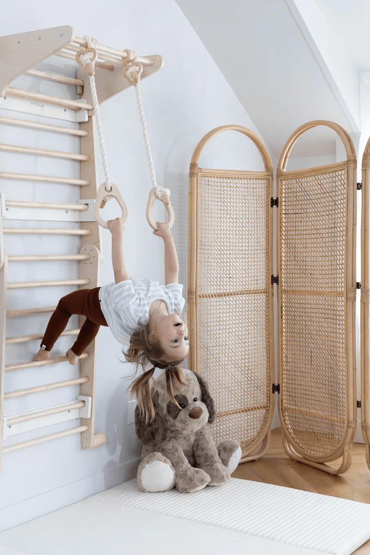 Coco Village Exercise rings for Swedish Wall Climber