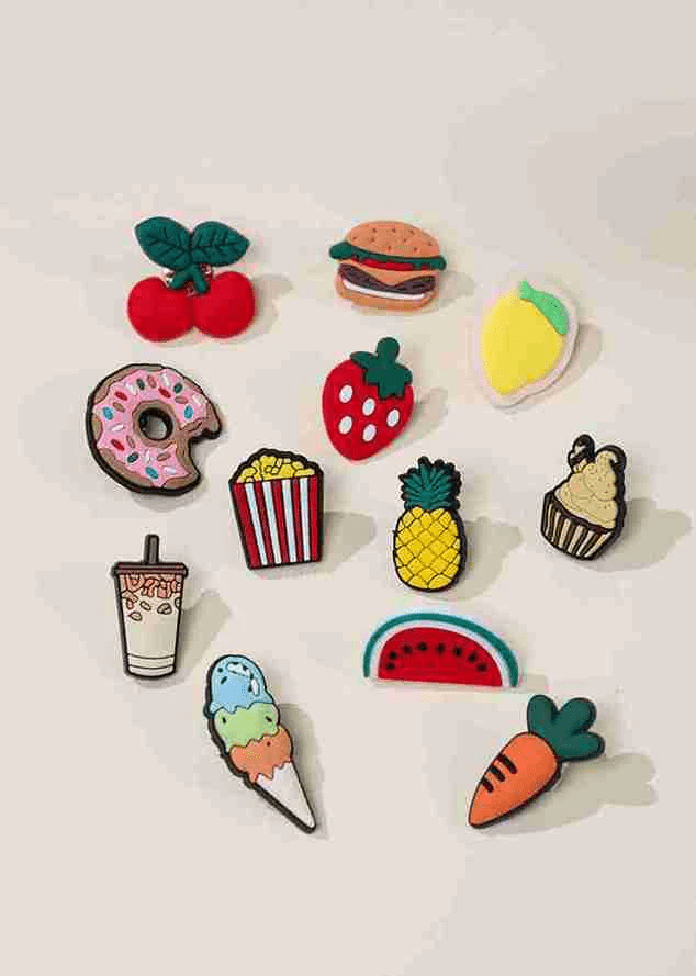 Coco Village Set of 12 Foodie Charms Pin - Image 4