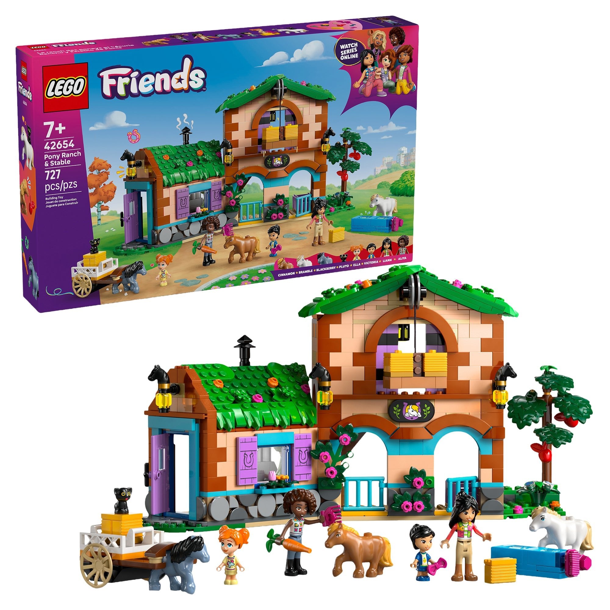 LEGO® Friends Pony Ranch & Stable 42654