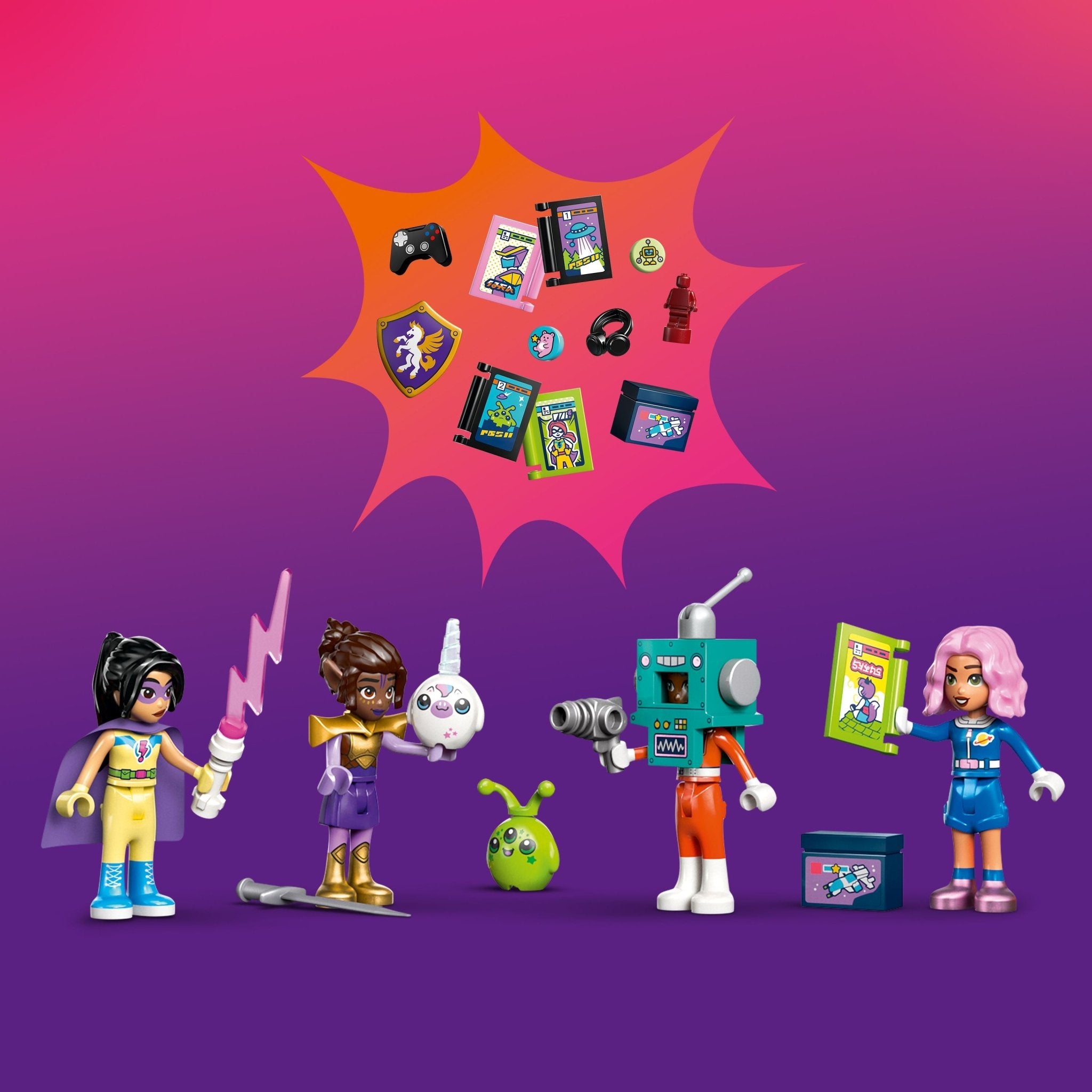 LEGO® Friends LEGO® Comic Book & Game Store 42674 - Image 6