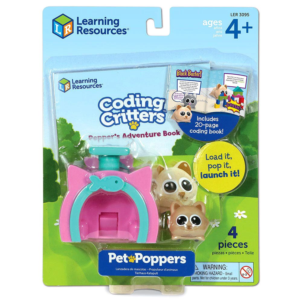 Learning Resources Coding CrittersTM Pet Poppers: Pepper