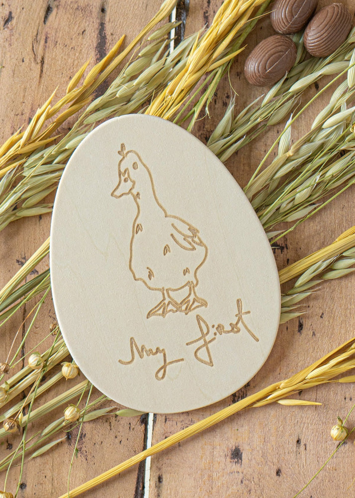 Coco Village Baby Milestone Wooden Plate - My First Easter - Image 5