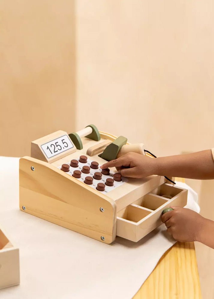 Coco Village Wooden Cash Register - Image 3