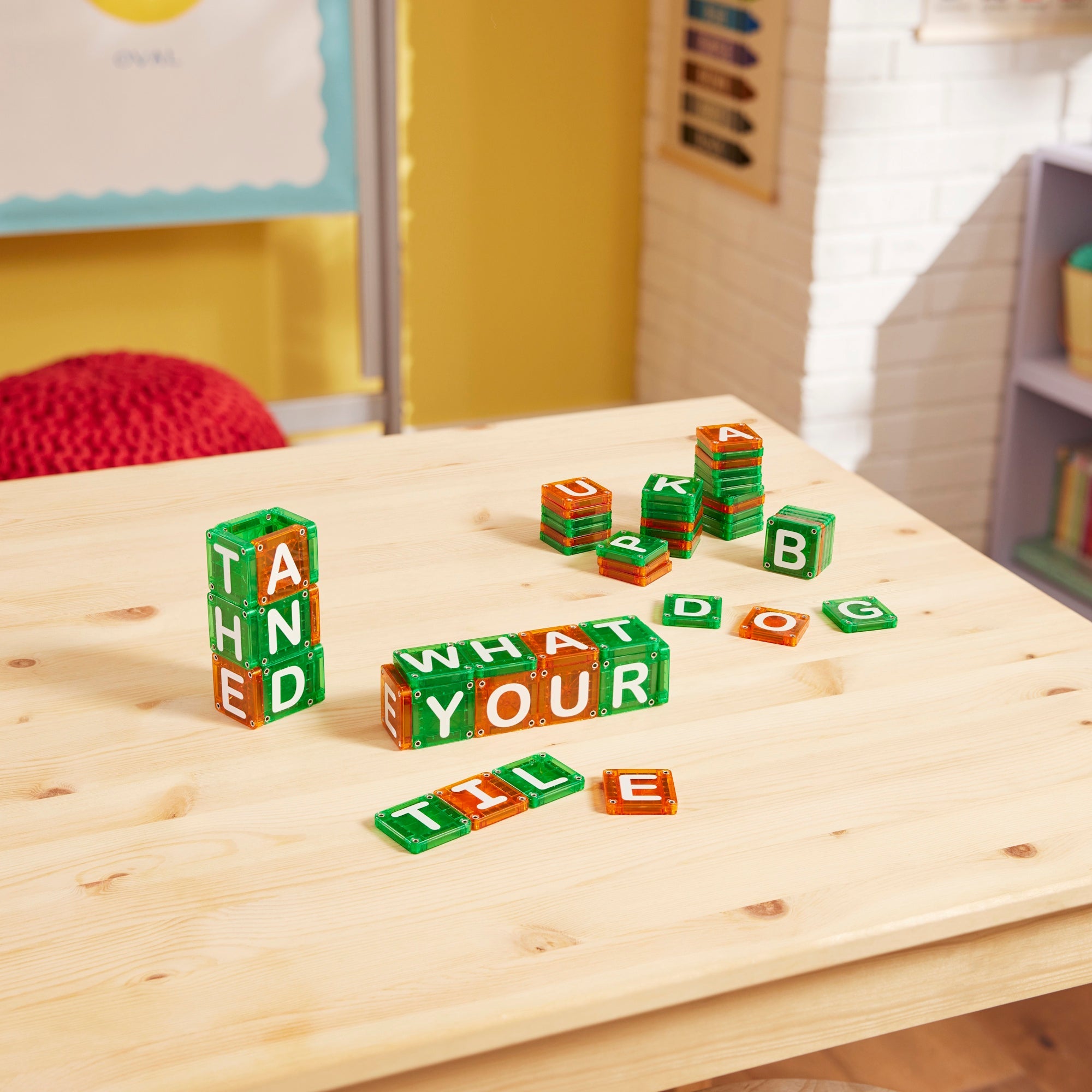 MAGNA-TILES® microMAGS LEARN Letters 56-Piece - Image 4