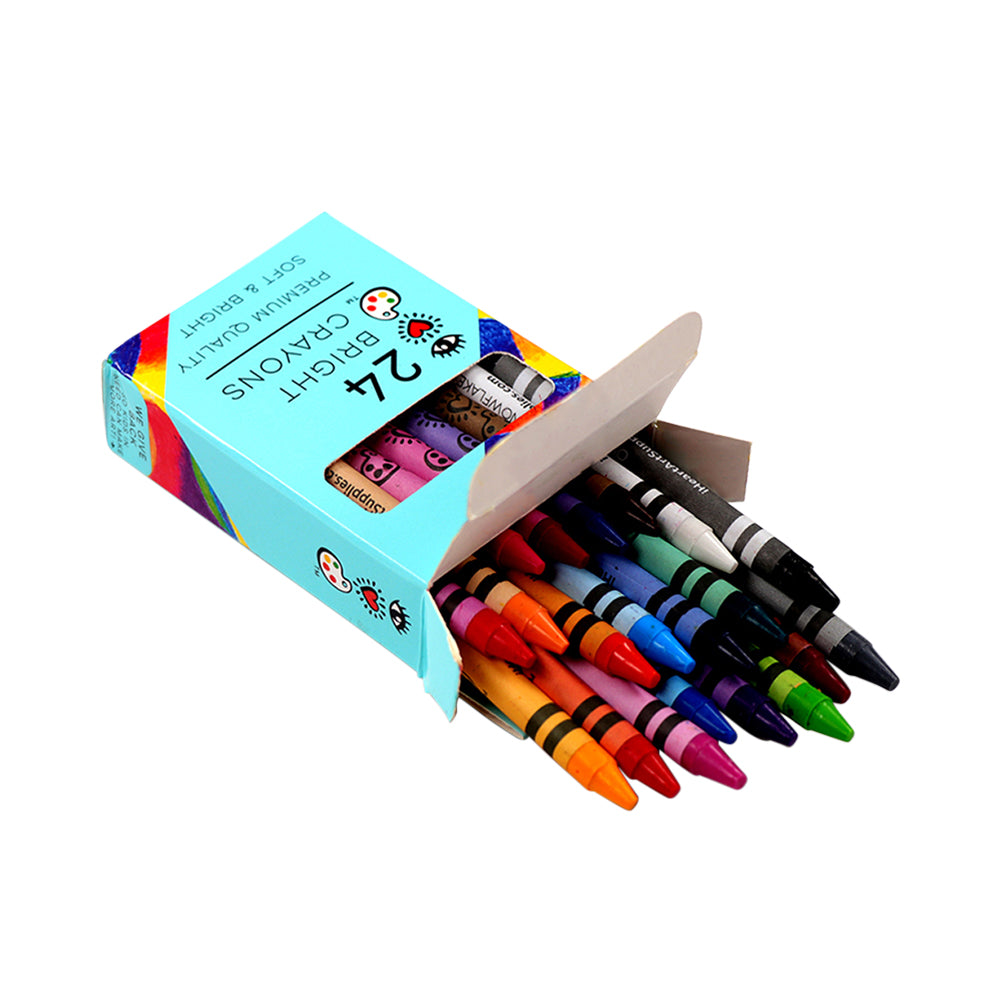 Bright Stripes iHeartArt 24 Bright Crayons - Image 5