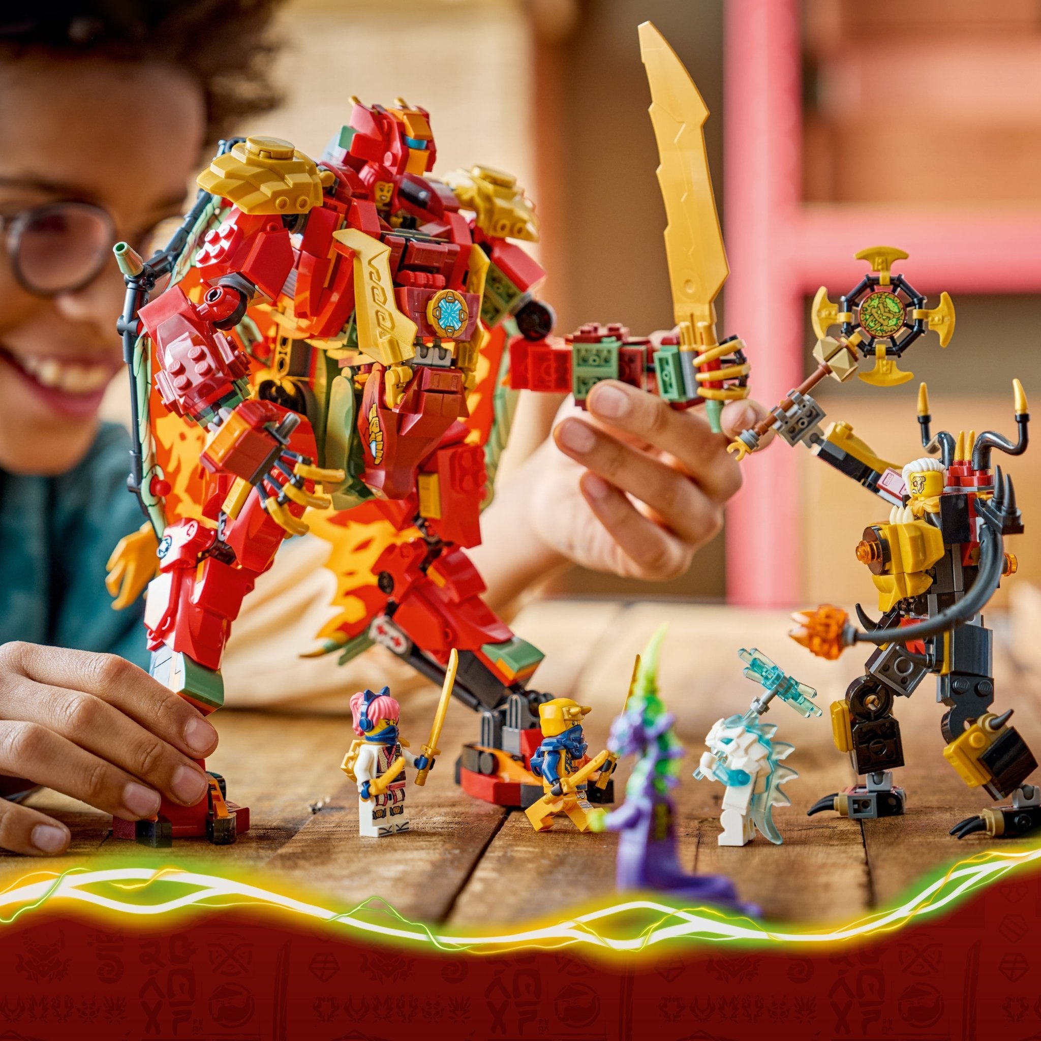 LEGO® NINJAGO Wyldfyre's Transforming Dragon Mech 71868 - Image 5