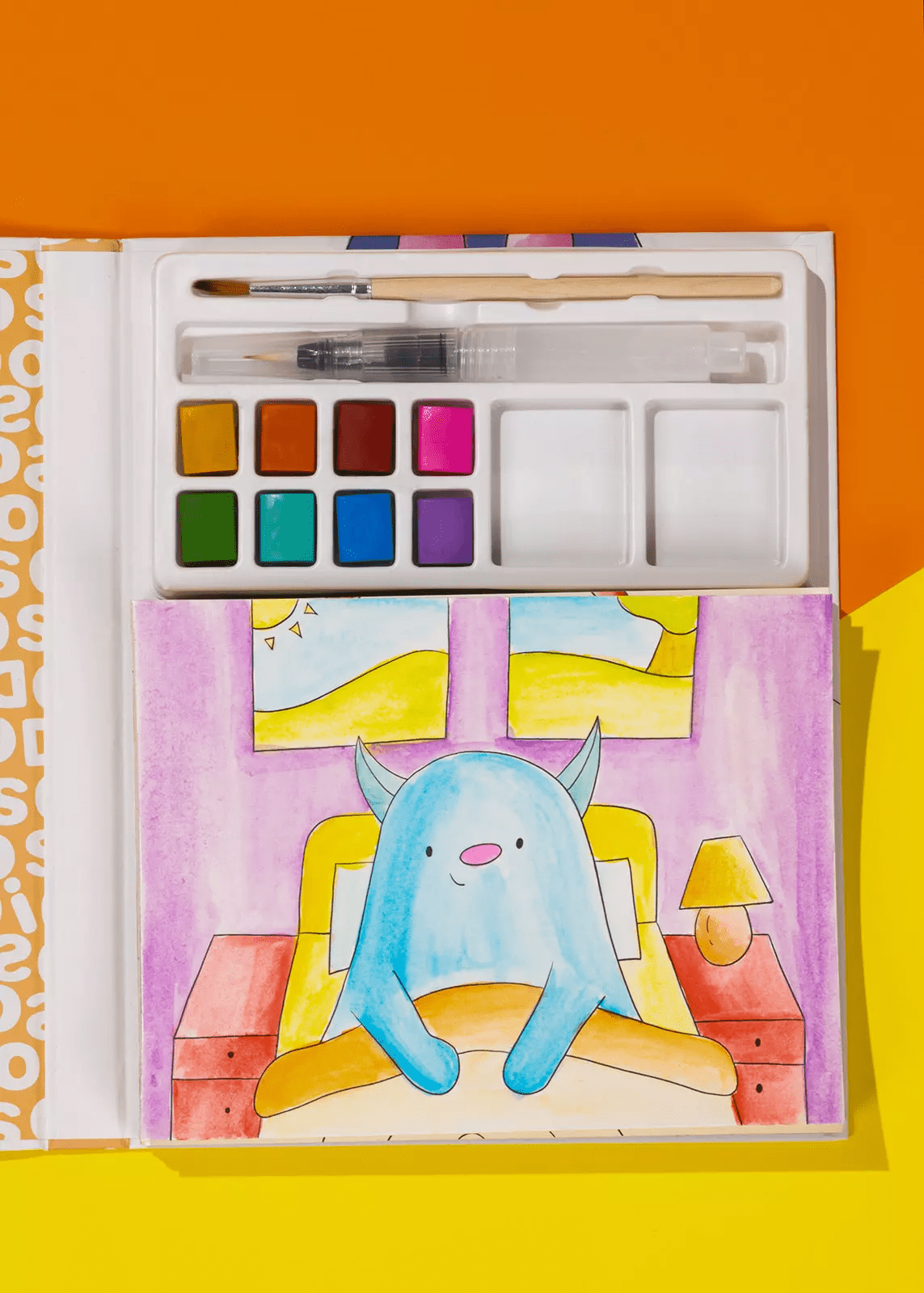 Coco Village Coco Studio Watercolor Monster Painting Book - 30 pages