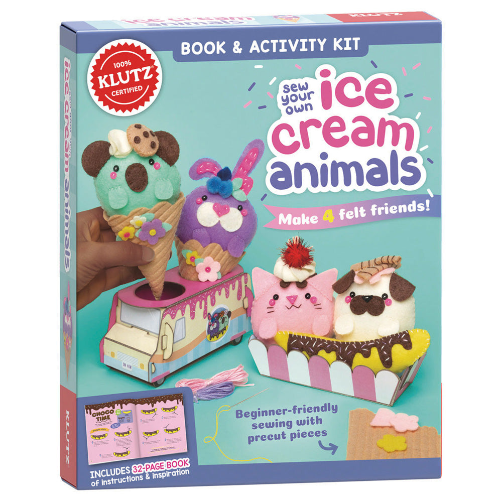 Klutz Sew Your Own Ice Cream Animals - Image 2