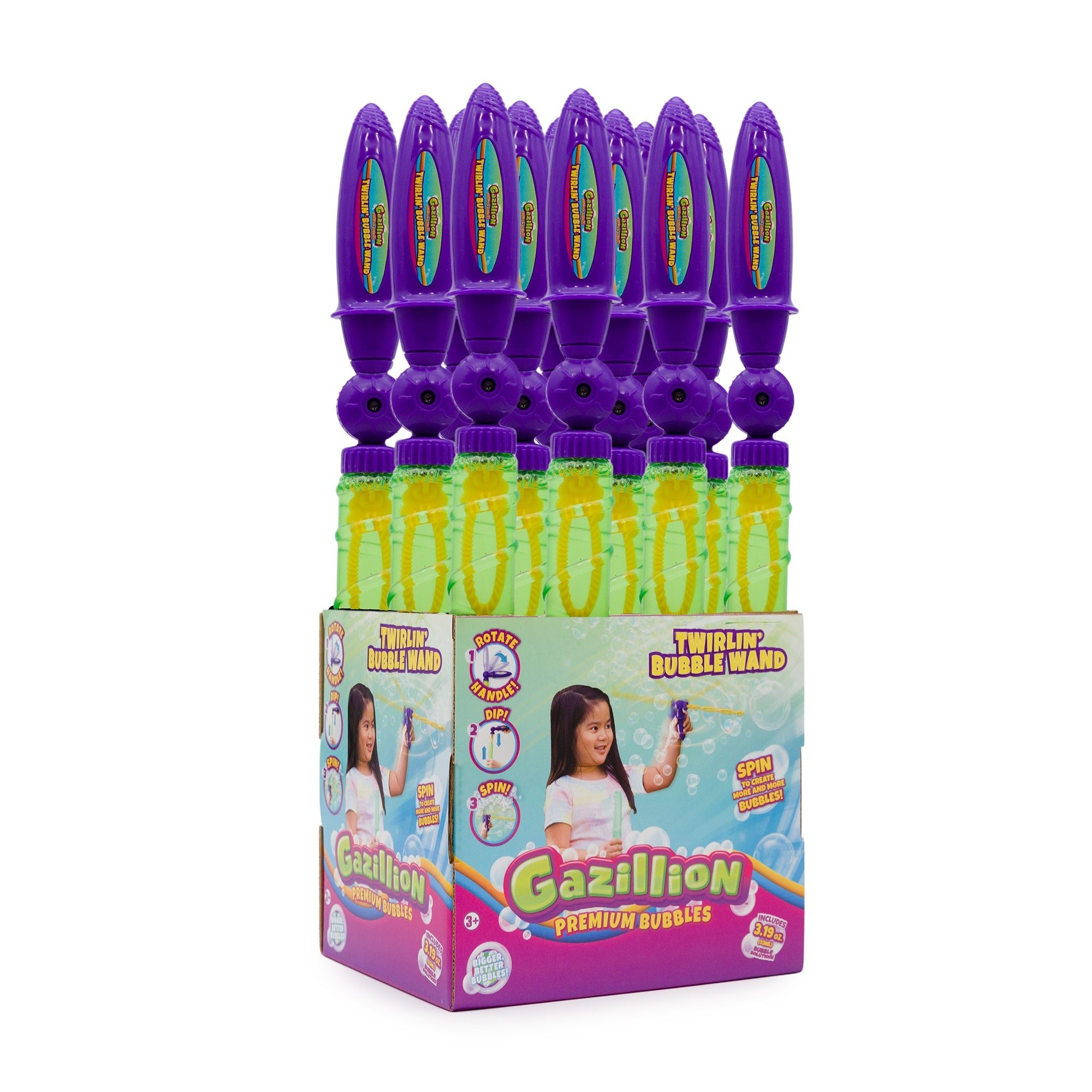 Gazillion - Twirlin Bubble Wand 12ml - Image 2