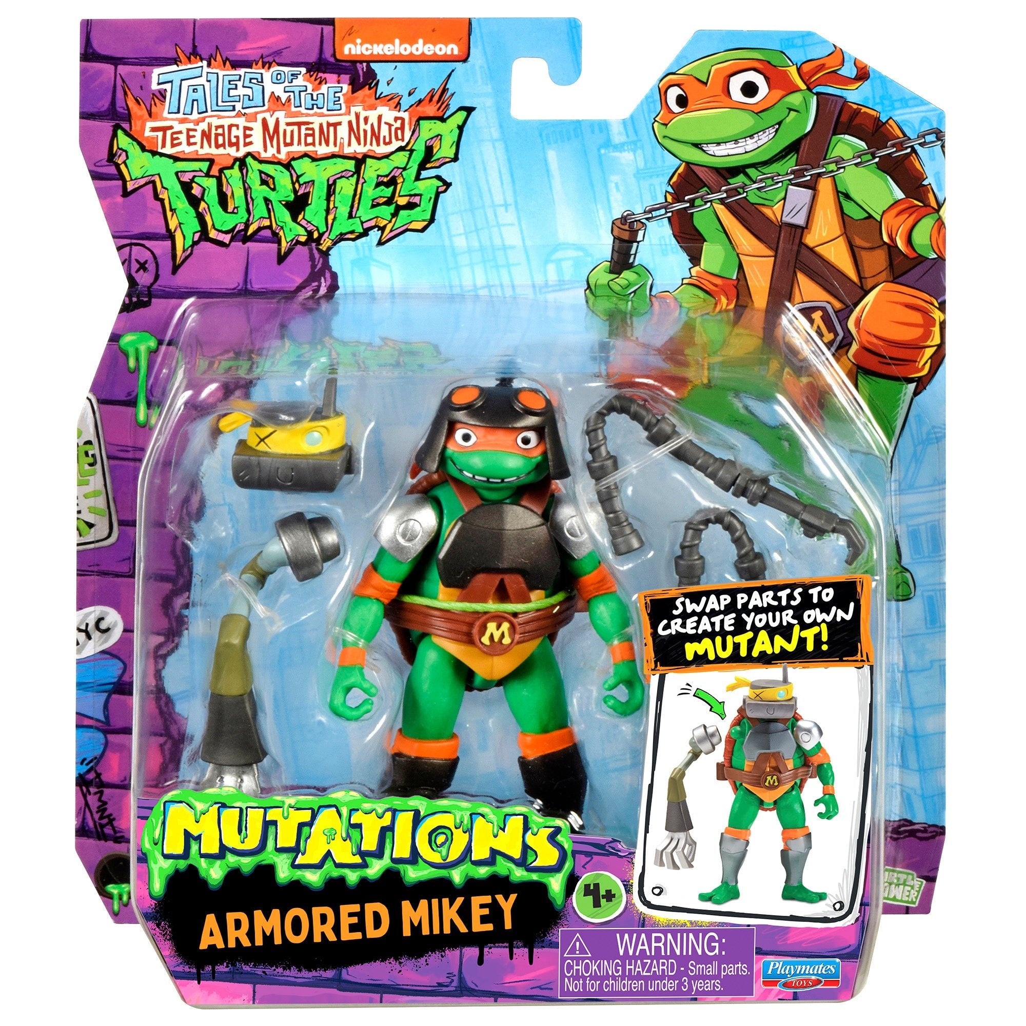 Teenage Mutant Ninja Turtles Mix & Match Armored Mike Figure (Eng)